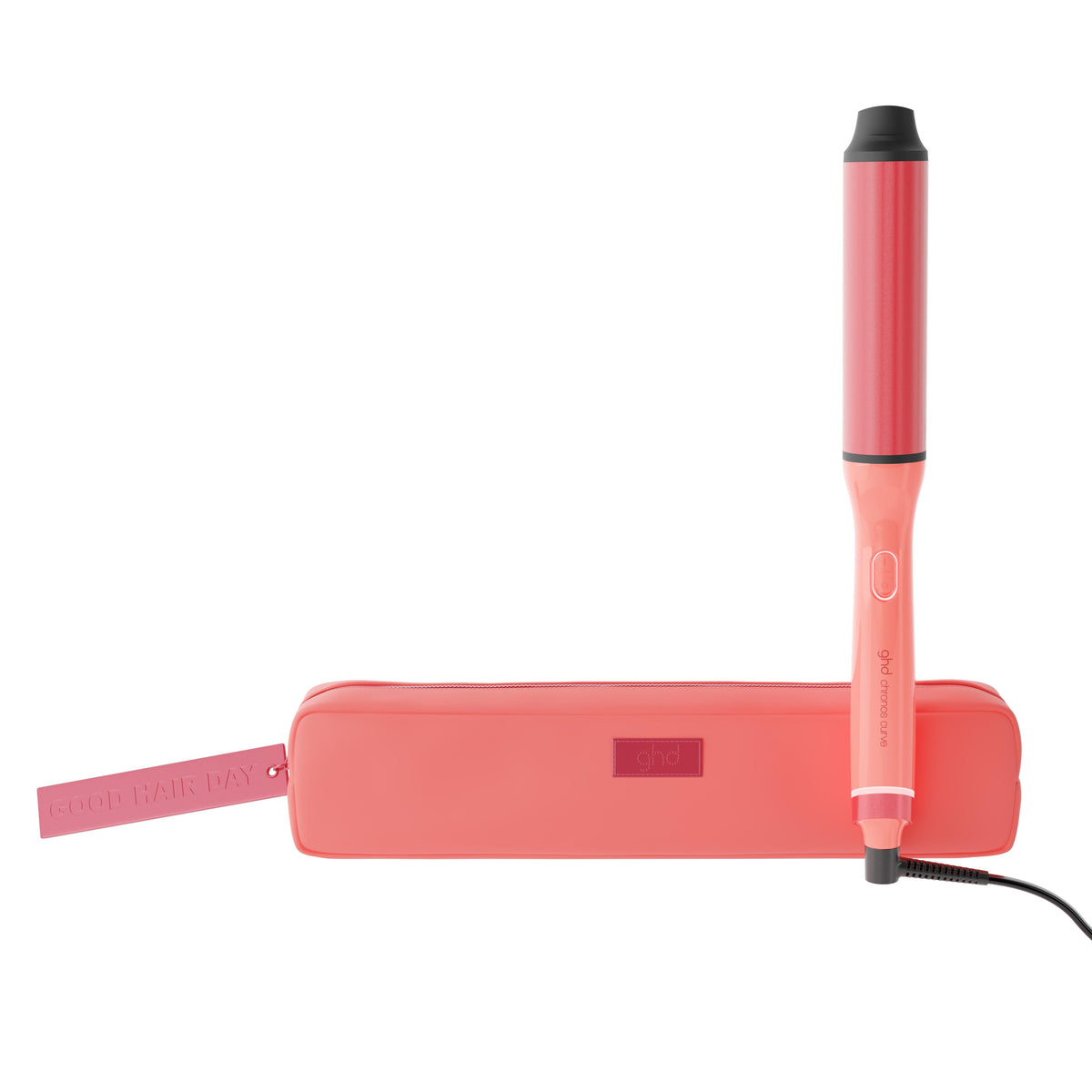 NOUVEAU BOUCLEUR GHD CHRONOS CURVE MAX WAND (38MM) ROSE GOURMAND - POUR DES ONDULATIONS SOUPLES